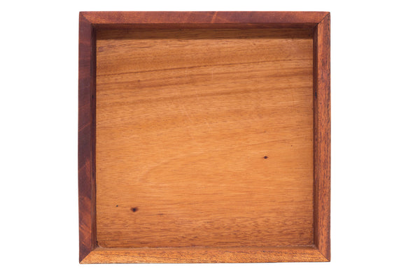 Charola cuadrada de buro